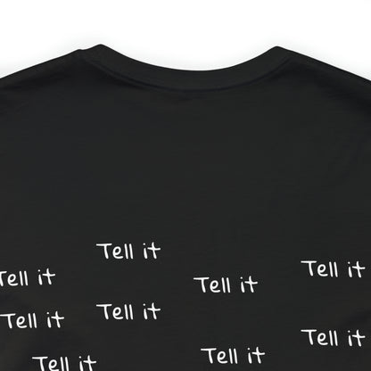 We Out Tell It Tee | Neon Logo